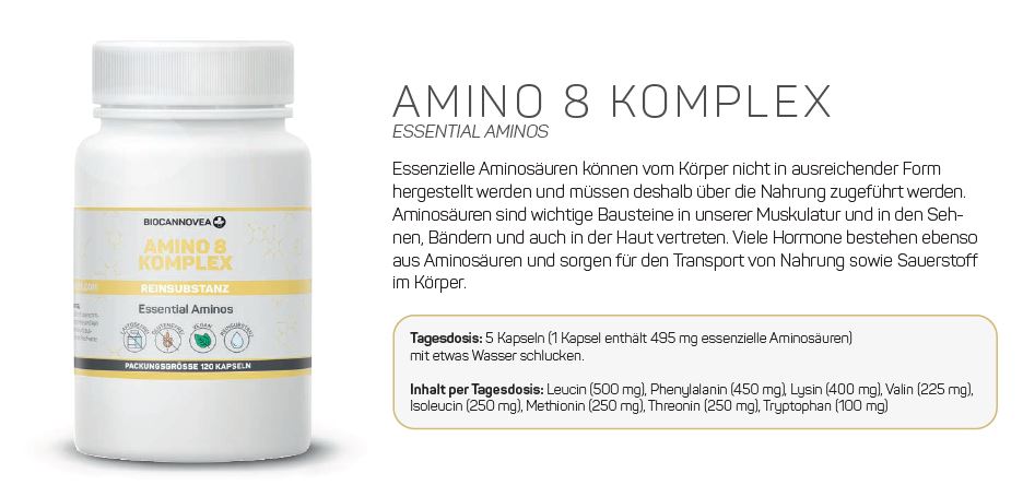 Amino 8 Komplex – Essenzielle Aminosäuren