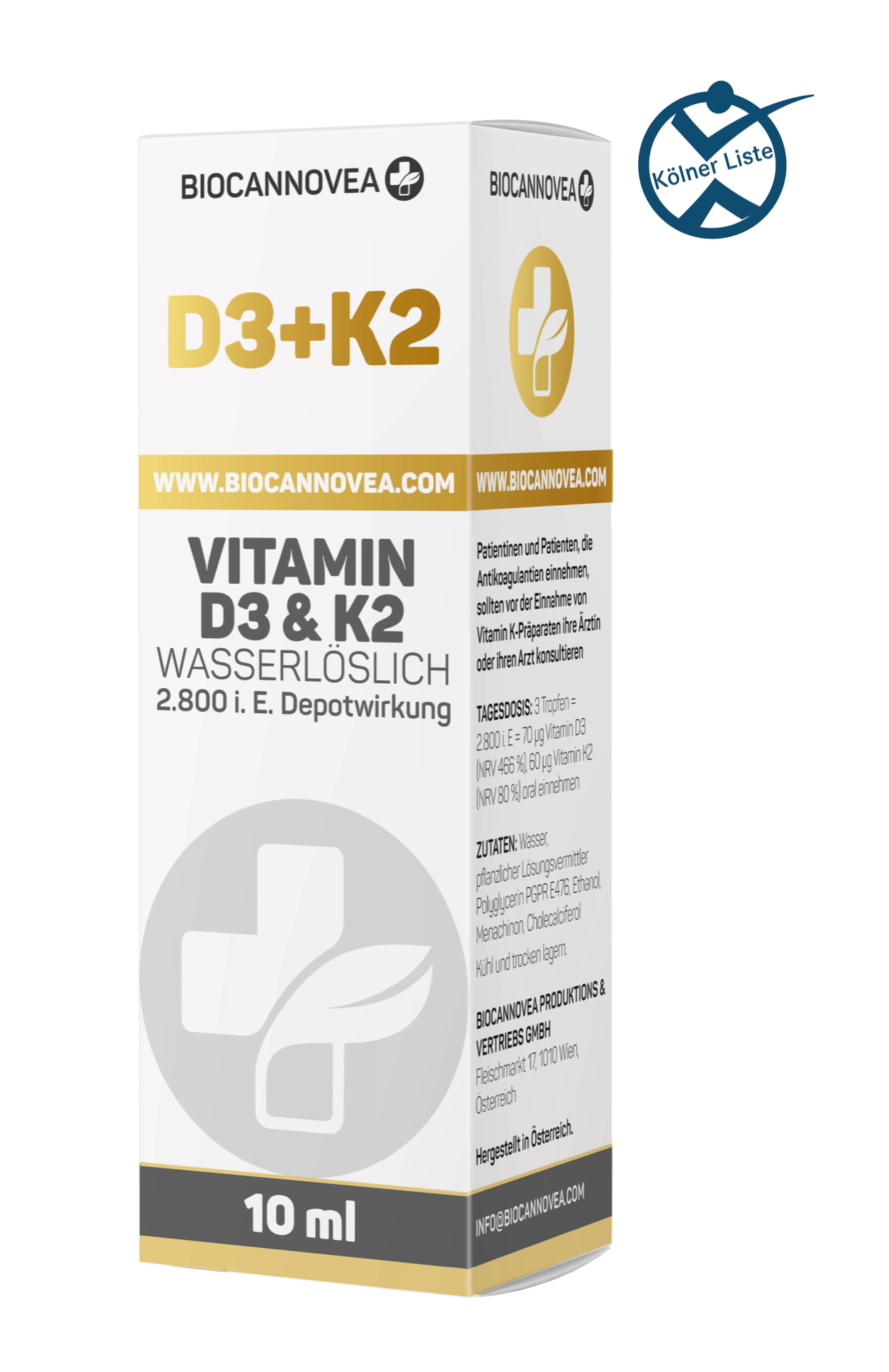 Vitamin D3+K2 wasserlöslich