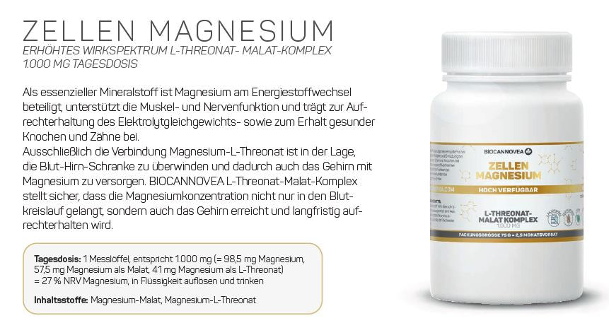 Magnesium L-threonate malate complex